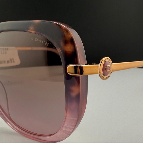 COACH HC 8320 56505M ROSE HAVANA GRADIENT AUTHENTIC FRAMES SUNGLASSES 55-17. NEW - Picture 8 of 12